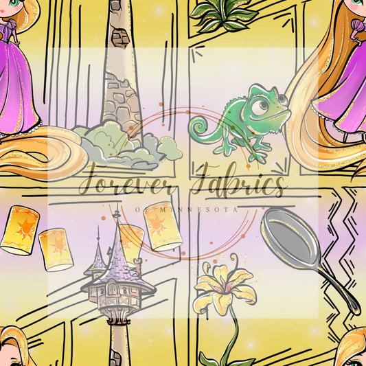 Rapunzel Ambien Ombre . . . . (BH/ 24)| Preorder | Fabric By The Yard