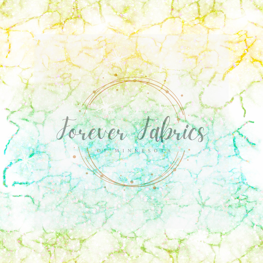 Rainbow Marble  Glitter 4 . .  (BH/ 23). | Preorder | Fabric By The Yard