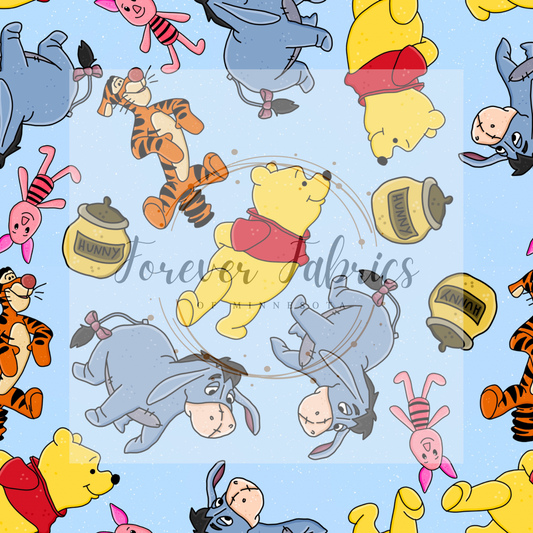 Friendly Bear  (BH/ 24)| Preorder | Fabric By The Yard