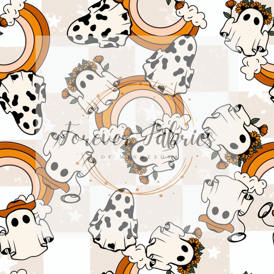 Cowboy Ghosts         .    .    . (BH/ 22) | Preorder | Fabric By The Yard