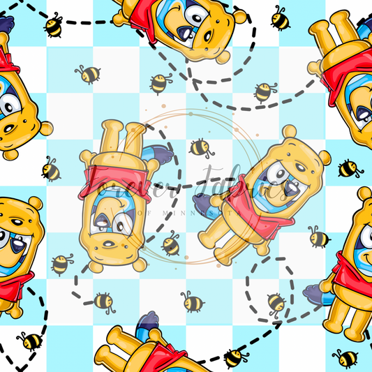 Pooh Bee  (BH/ 24)| Preorder | Fabric By The Yard
