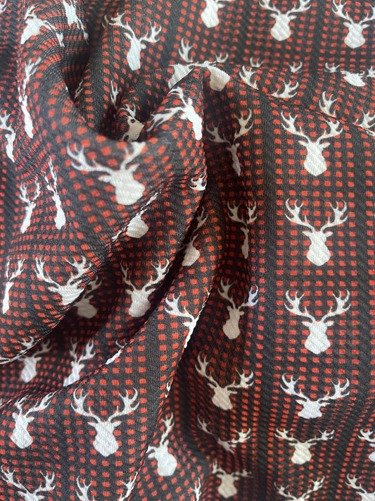 Plaid Deer heads  |Bullet