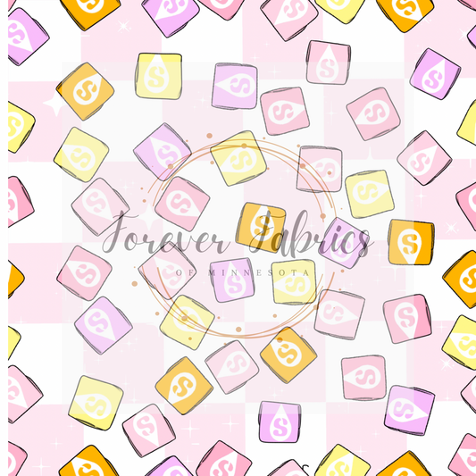 Starburst  Checkered  .   . .  (BH/ 23). | Preorder | Fabric By The Yard