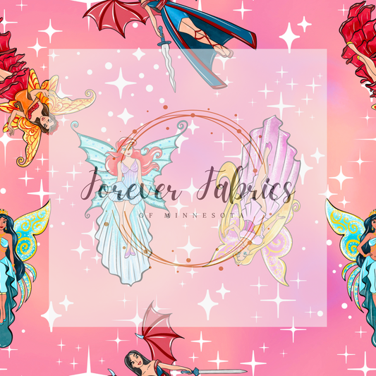 Fairy Princess     . (BH/ 23). | Preorder | Fabric By The Yard