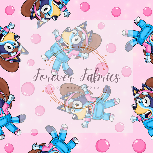 Ms.R Blue Dog . .   . .  (BH/ 23). | Preorder | Fabric By The Yard
