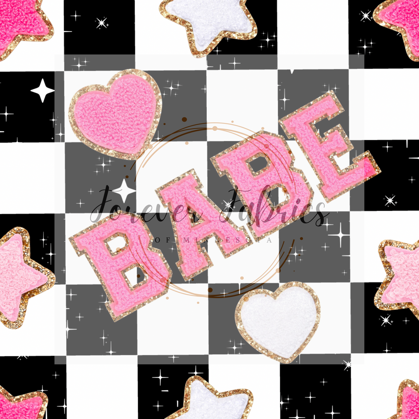 Babe Varsity         . (BH/ 23) | Preorder | Fabric By The Yard