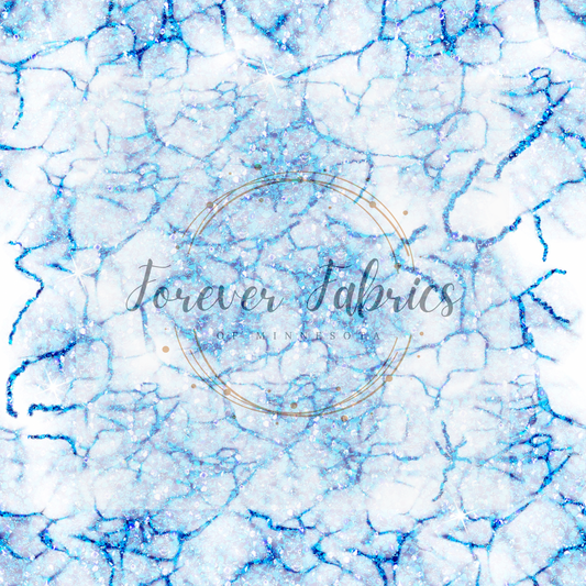 Mystic Blue Marble .   . .  (BH/ 23). | Preorder | Fabric By The Yard