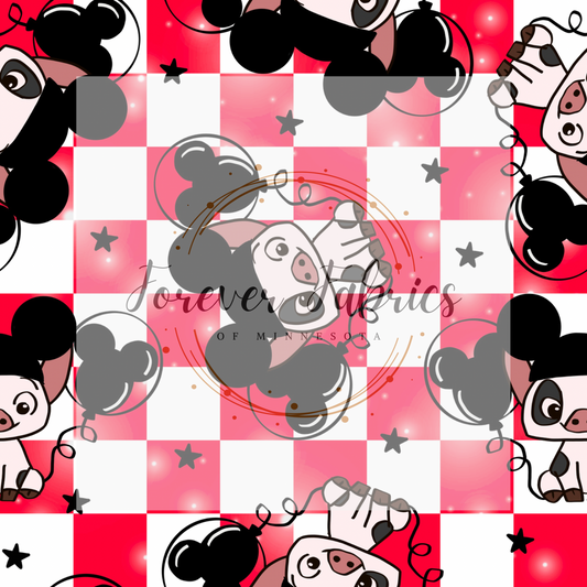 Pua   Check . . . (BH/ 24)| Preorder | Fabric By The Yard
