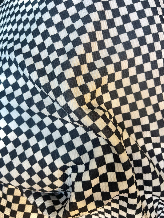 Mini Checkered Flag 3x3 Print  | Bullet