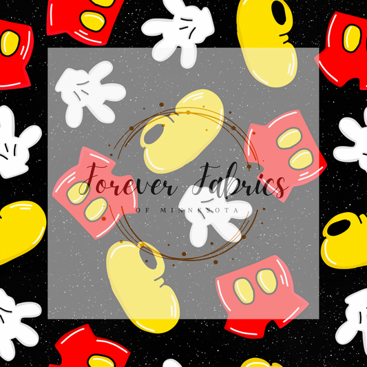Oh Mick Black   . . . . (BH/ 24)| Preorder | Fabric By The Yard