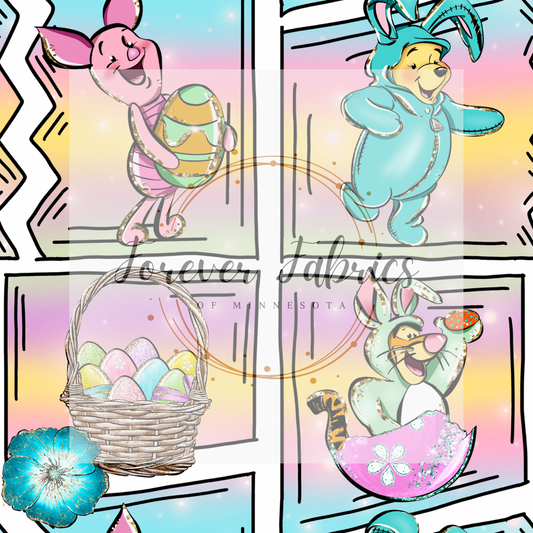 Bear’s Easter  Comic   . .  .  . . . . (BH/ 24)| Preorder | Fabric By The Yard