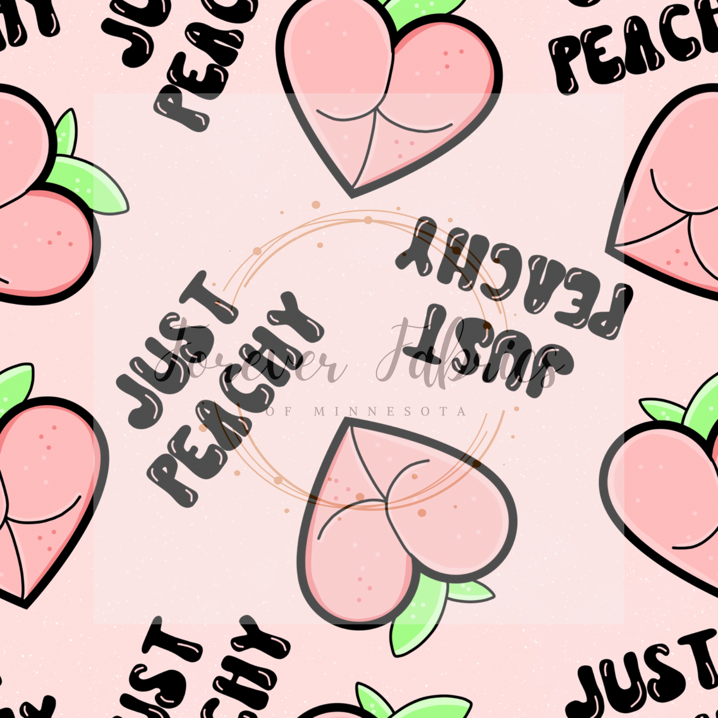 Just Peachy. (BH/ 24)| Preorder | Fabric By The Yard
