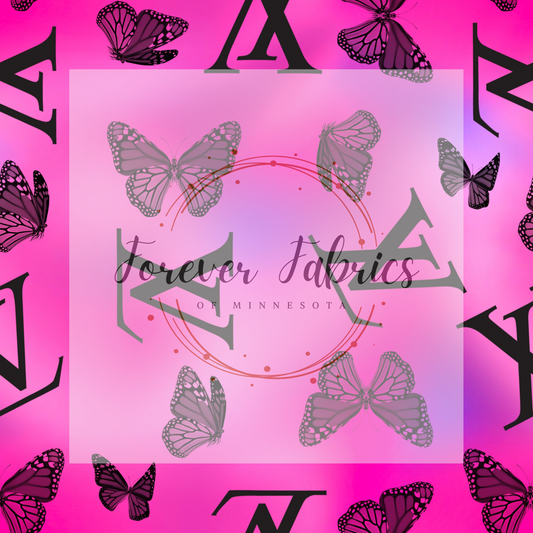 LV Pink  .  .  . . . .   . .  (BH/ 23). | Preorder | Fabric By The Yard
