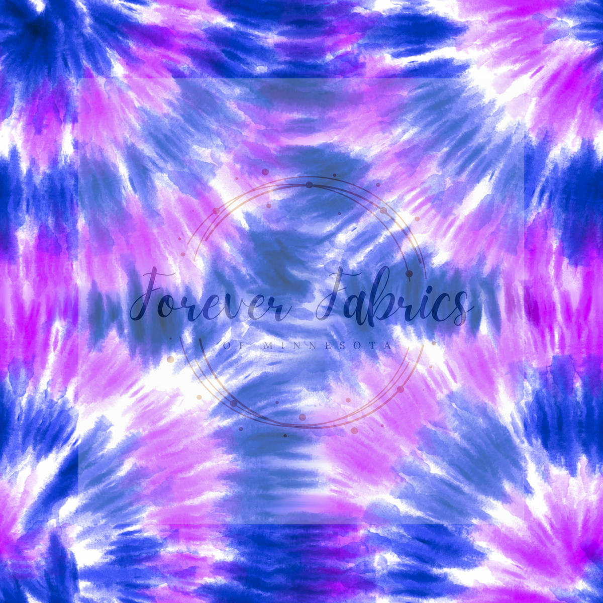 Purple Tie Dye  | Preorder| By The Yard