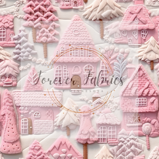 Christmas Village    . (BH/ 23). | Preorder | Fabric By The Yard