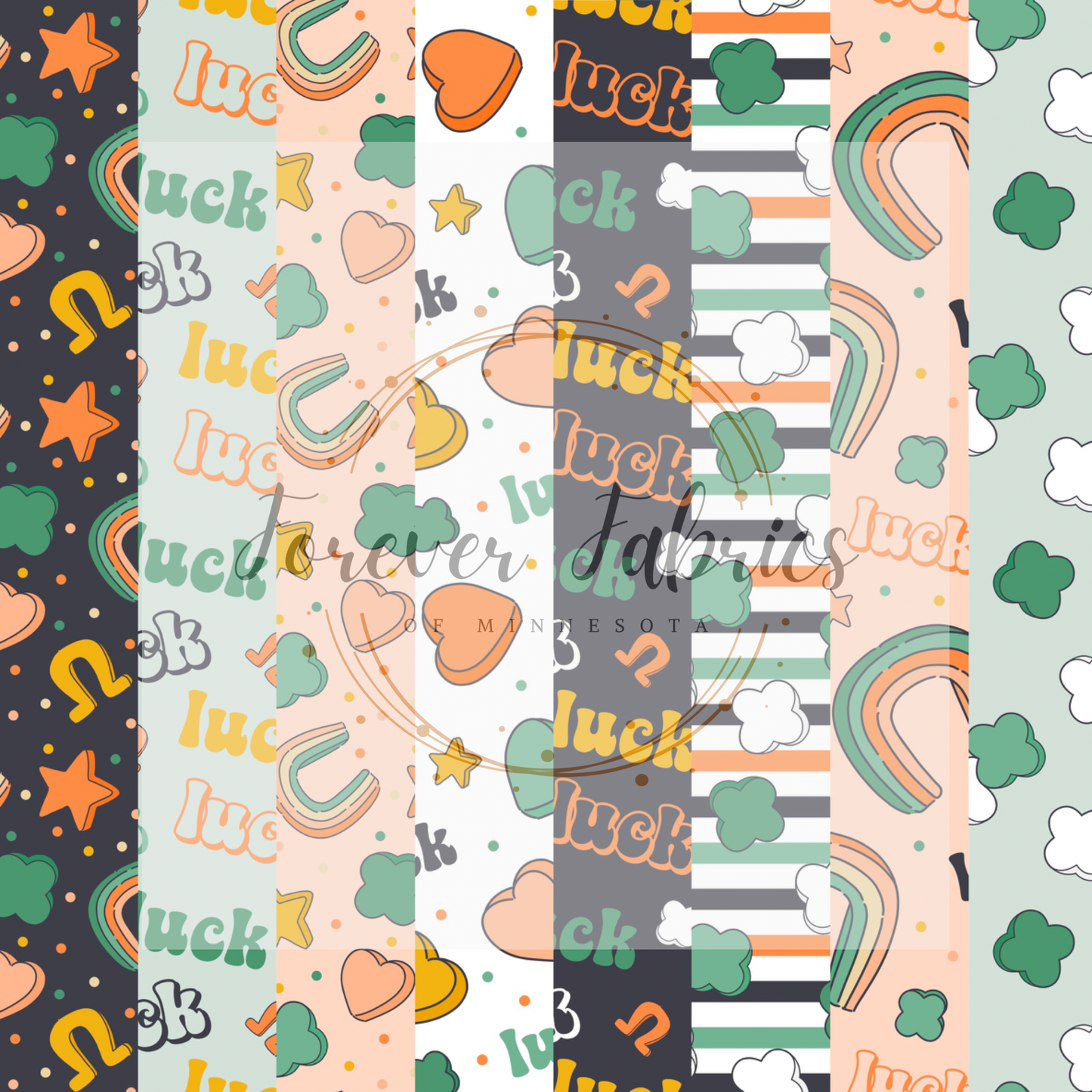 Vertical St. Patty’s. . . . (BH/ 24)| Preorder | Fabric By The Yard