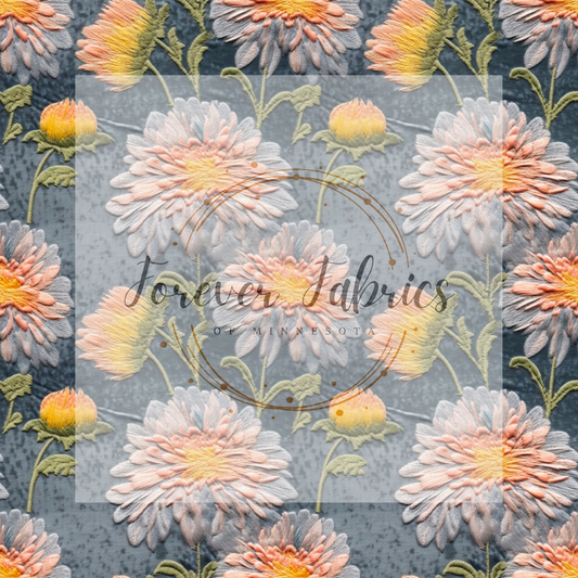November  Birth Flowers . .  (BH/ 23). | Preorder | Fabric By The Yard