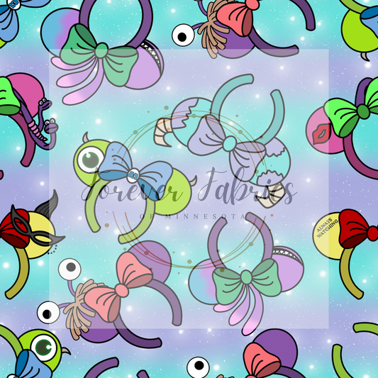 Monster  Ears  ( BH 4/24)| Preorder | Fabric By The Yard