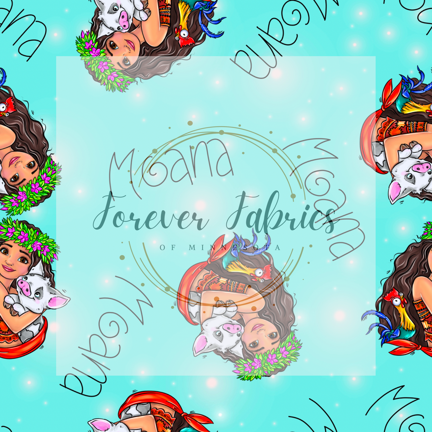 Moana  .  .  . . . . (BH/ 24)| Preorder | Fabric By The Yard