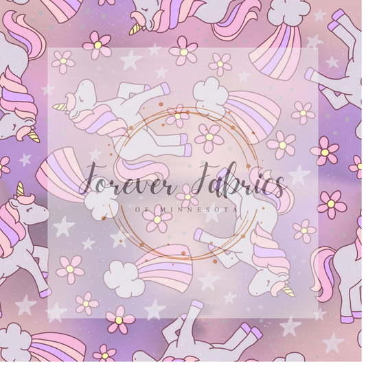 Unicorn Pastel . . . . (BH/ 24)| Preorder | Fabric By The Yard