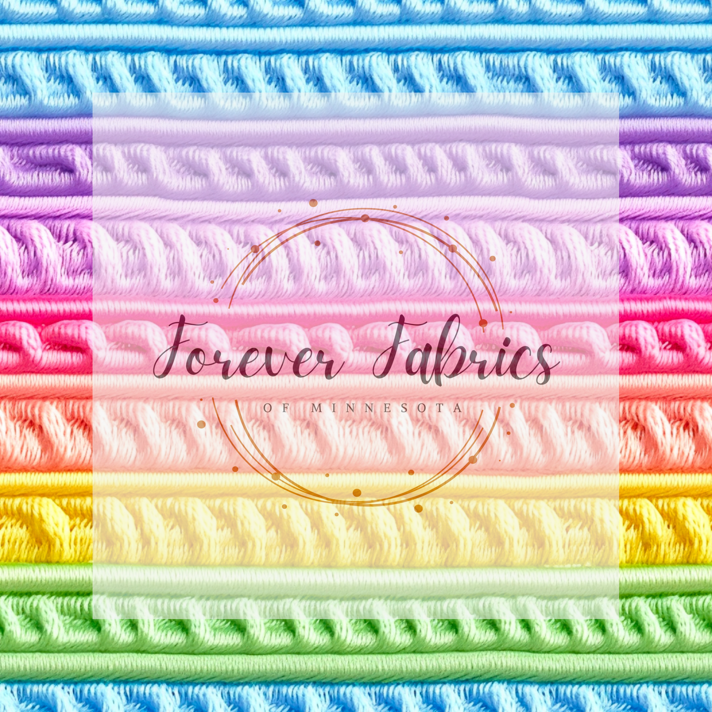 Rainbow Thread   . (BH/ 23). | Preorder | Fabric By The Yard
