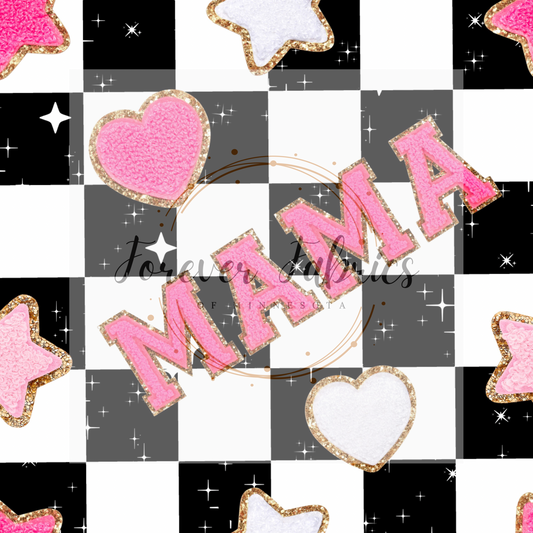 Mama Varsity  2 .  . (BH/ 23) | Preorder | Fabric By The Yard