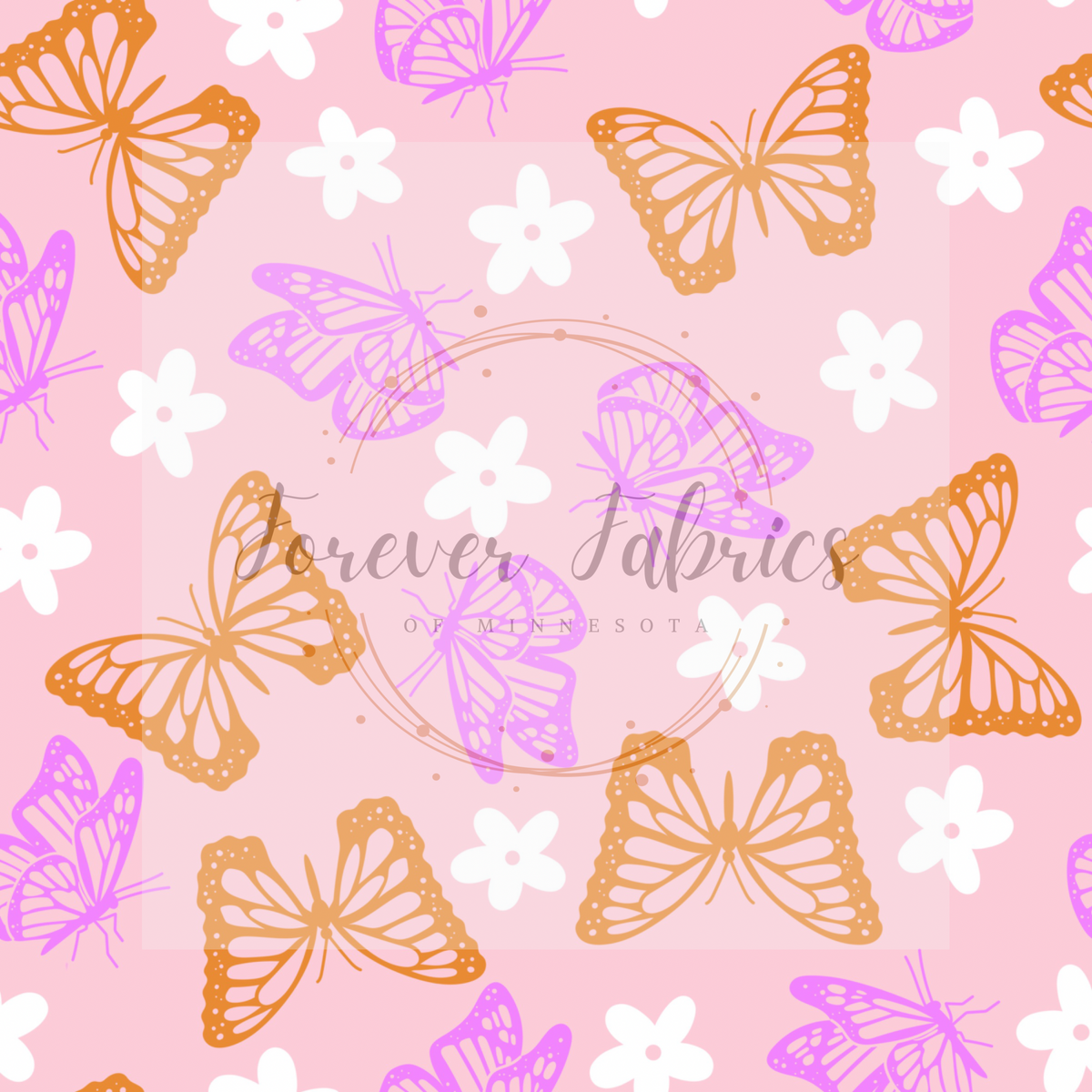 Butterfly Floral  | Preorder| By The Yard