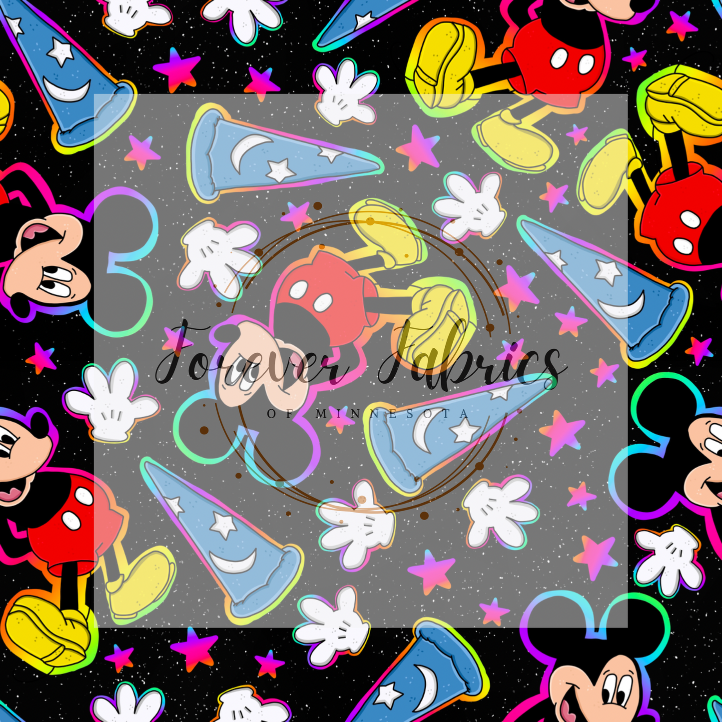 Mick Rainbow  .  .  . . . . (BH/ 24)| Preorder | Fabric By The Yard