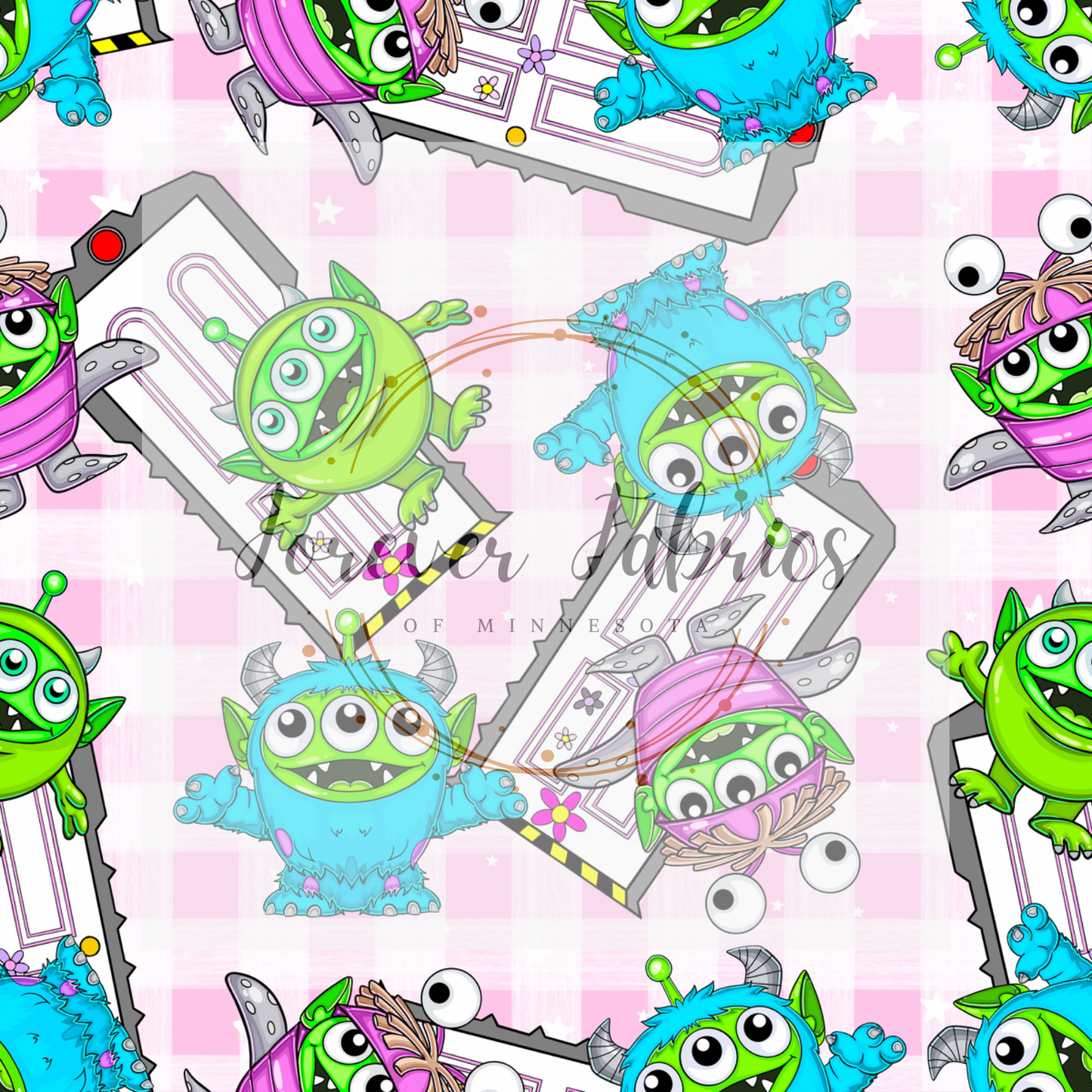 Monster’s Alien   . . . (BH/ 24)| Preorder | Fabric By The Yard