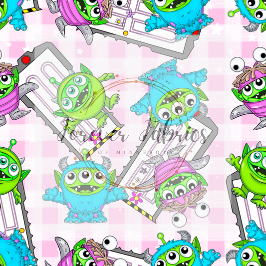 Monster’s Alien   . . . (BH/ 24)| Preorder | Fabric By The Yard