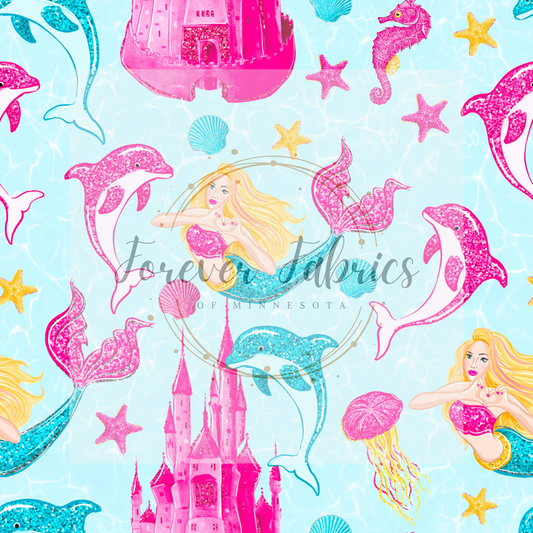 Mermaid Palace   .  . (BH/ 23) | Preorder | Fabric By The Yard