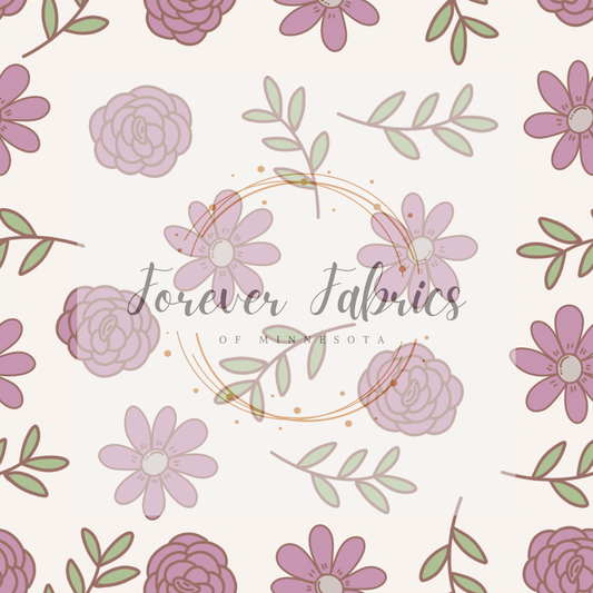 Flower  Doodle      .    .    . (BH/ 22) | Preorder | Fabric By The Yard