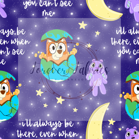 I’ll Always Be There Blue (BH/ 24)| Preorder | Fabric By The Yard