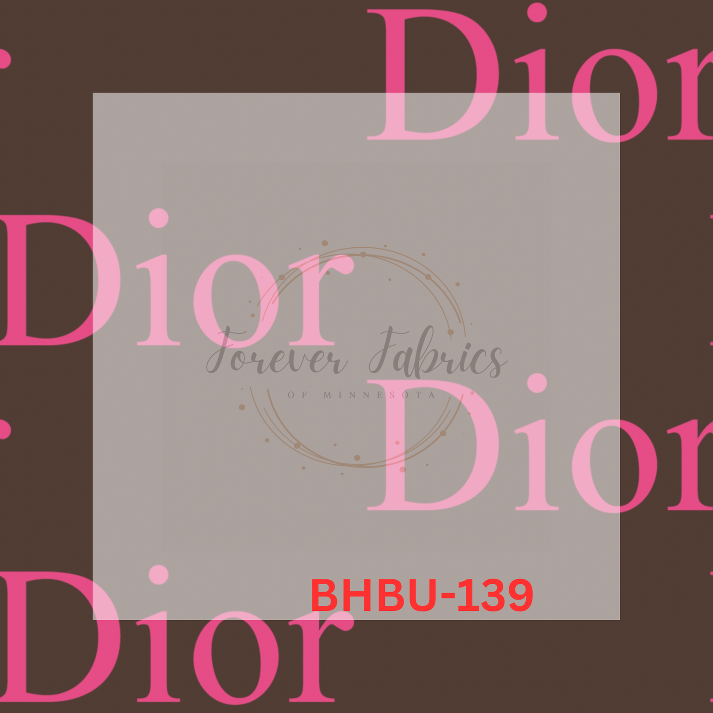 BHBU- 139   | Preorder | By The Yard