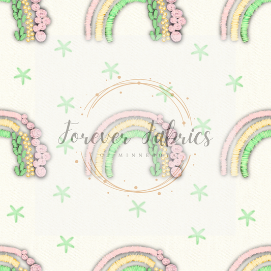 Rainbow Stitch  .  . (BH/ 23) | Preorder | Fabric By The Yard