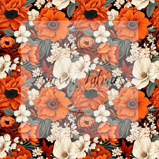 Fall Floral . . . (BH/ 24)| Preorder | Fabric By The Yard