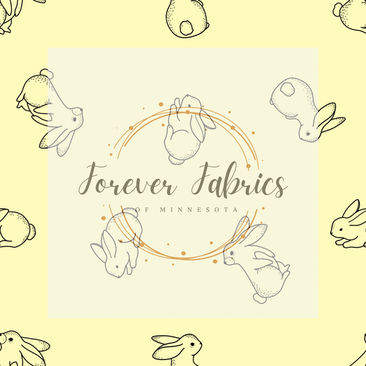 Bunny . . . (BH/ 23). | Preorder | Fabric By The Yard