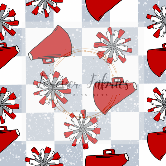 Cheer Red    . (BH/ 23) | Preorder | Fabric By The Yard