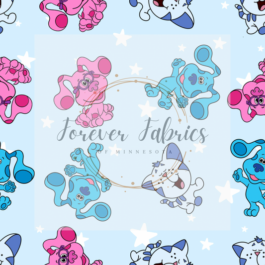 Blues Blue      . (BH/ 22) | Preorder | Fabric By The Yard