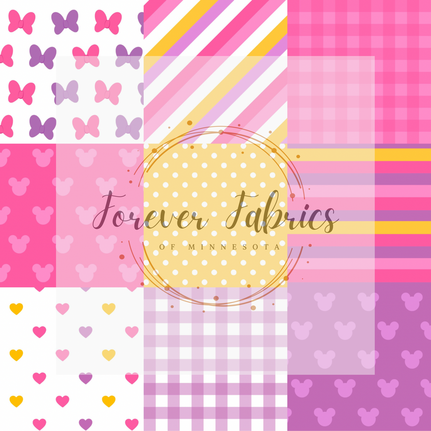 Minnie Bowtique      . . . (BH/ 24)| Preorder | Fabric By The Yard
