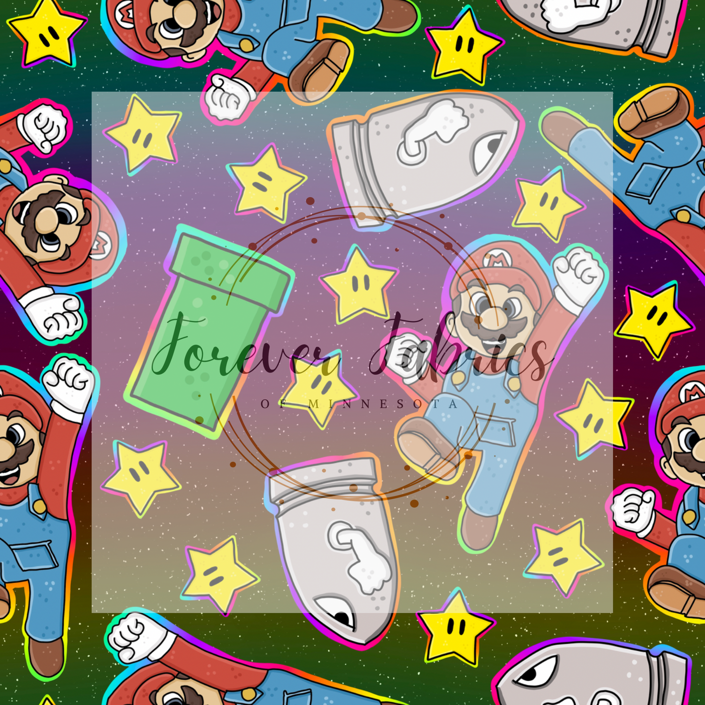 Rainbo Mr.M Ombre  .  . . .  .  . . . . (BH/ 24)| Preorder | Fabric By The Yard