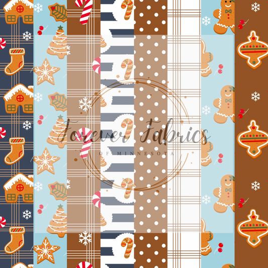 Vertical Gingerbread  . . (BH/ 23). | Preorder | Fabric By The Yard