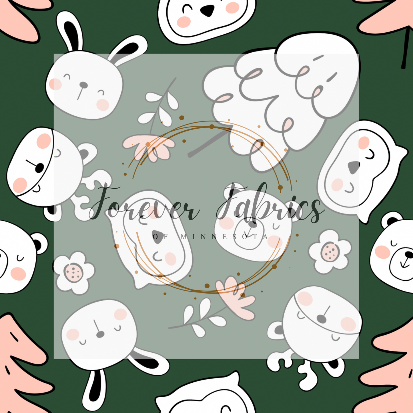 Forest Friends  . . (BH/ 23). | Preorder | Fabric By The Yard