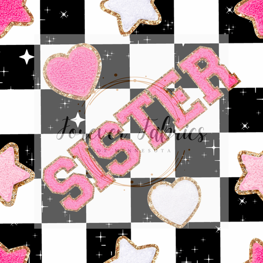 Sister Varsity .  . (BH/ 23) | Preorder | Fabric By The Yard