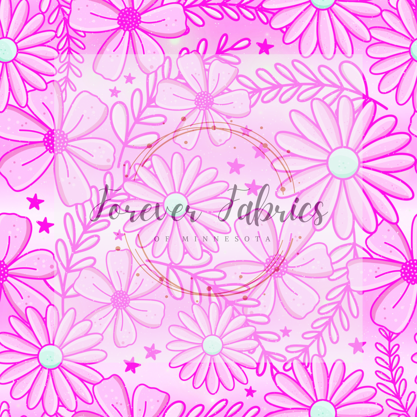 Pink  Floral  Ombre . .  .  . . . . (BH/ 24)| Preorder | Fabric By The Yard