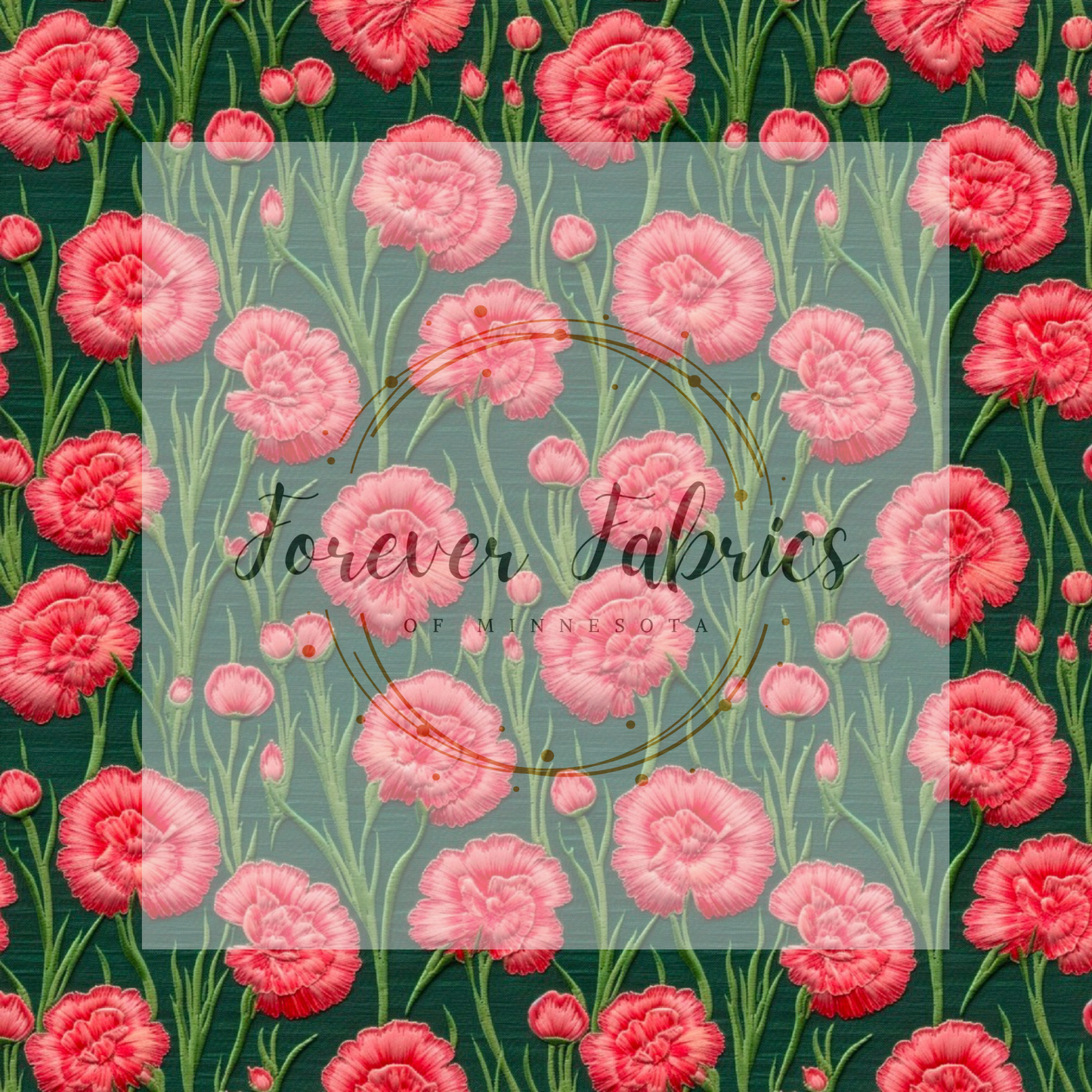 Jan    Birth Flowers . .  (BH/ 23). | Preorder | Fabric By The Yard