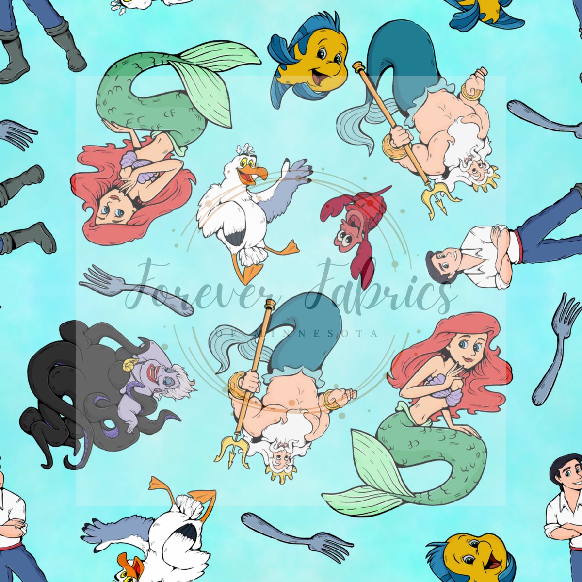 Mermaid Friends | Preorder| By The Yard