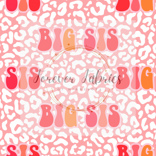 Big Sis Leopard       . (BH/ 23) | Preorder | Fabric By The Yard