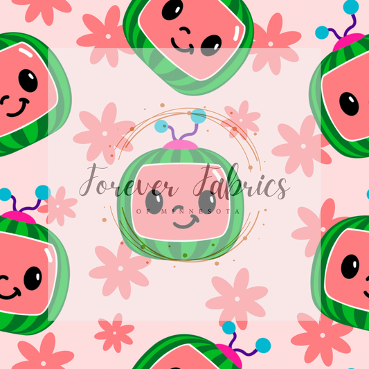 Coco Peach Floral      .  .  . . . .   . .  (BH/ 23). | Preorder | Fabric By The Yard