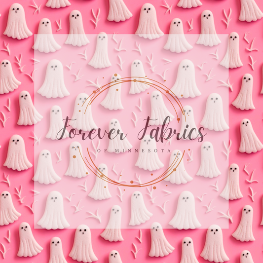 Pink Ghost . (BH/ 23). | Preorder | Fabric By The Yard